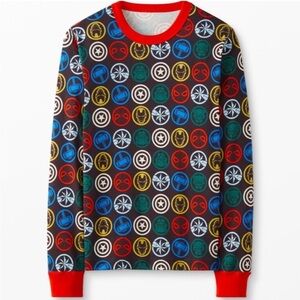 HANNA ANDERSSON | Adult Unisex Marvel Avengers Icons Long John Pajama Set